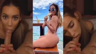 Video da Anitta fazendo boquete e bebendo porra no Onlyfans